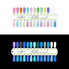 Cre8tion Color Chart - Glow in the Dark 36 colors