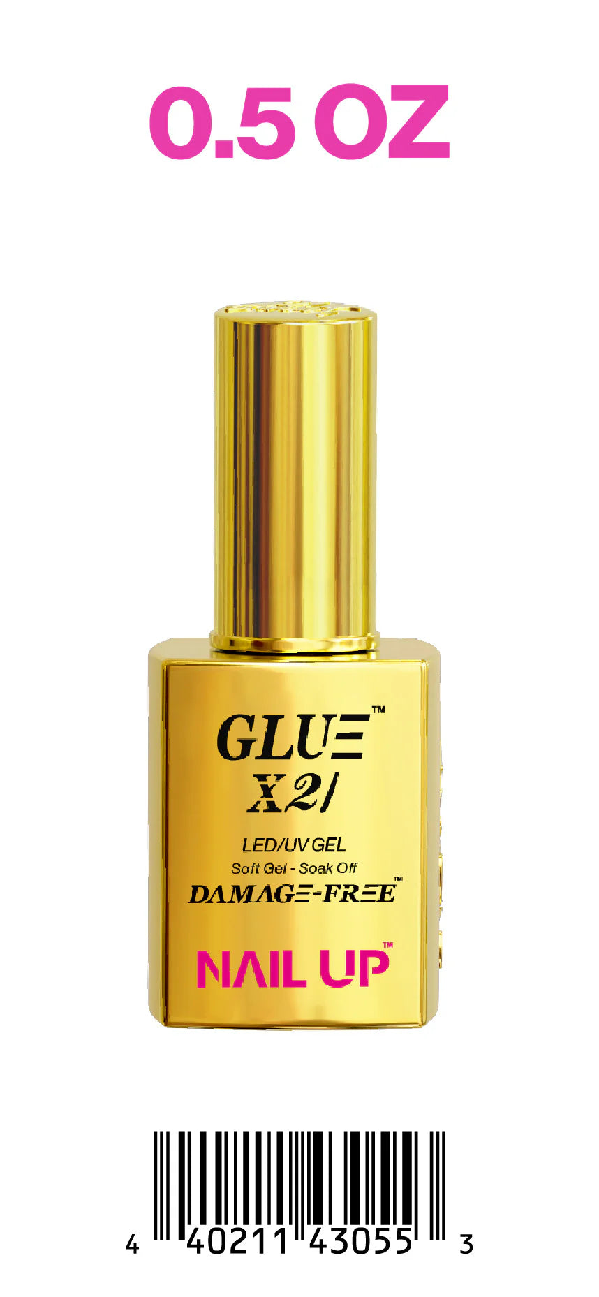 NAIL UP - GLUEX21 - Soft GEL - 15mL 0.5oz. (REG. $25). SAVE 41%. NOW $14.