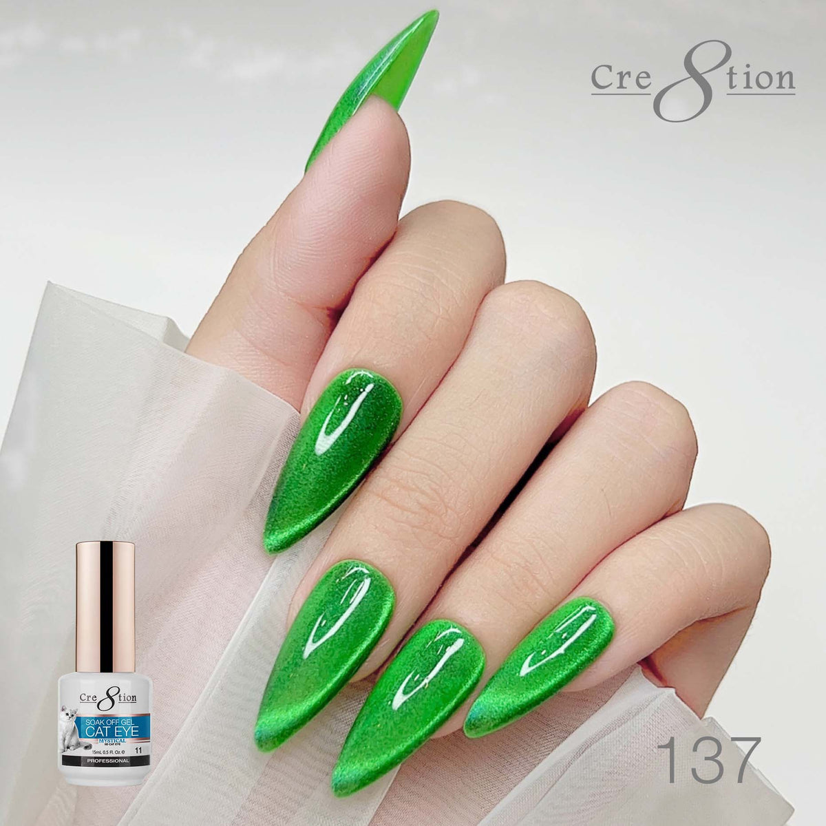 Cre8tion Cat Eye Gel 0.5oz - Mystical Collection - 137