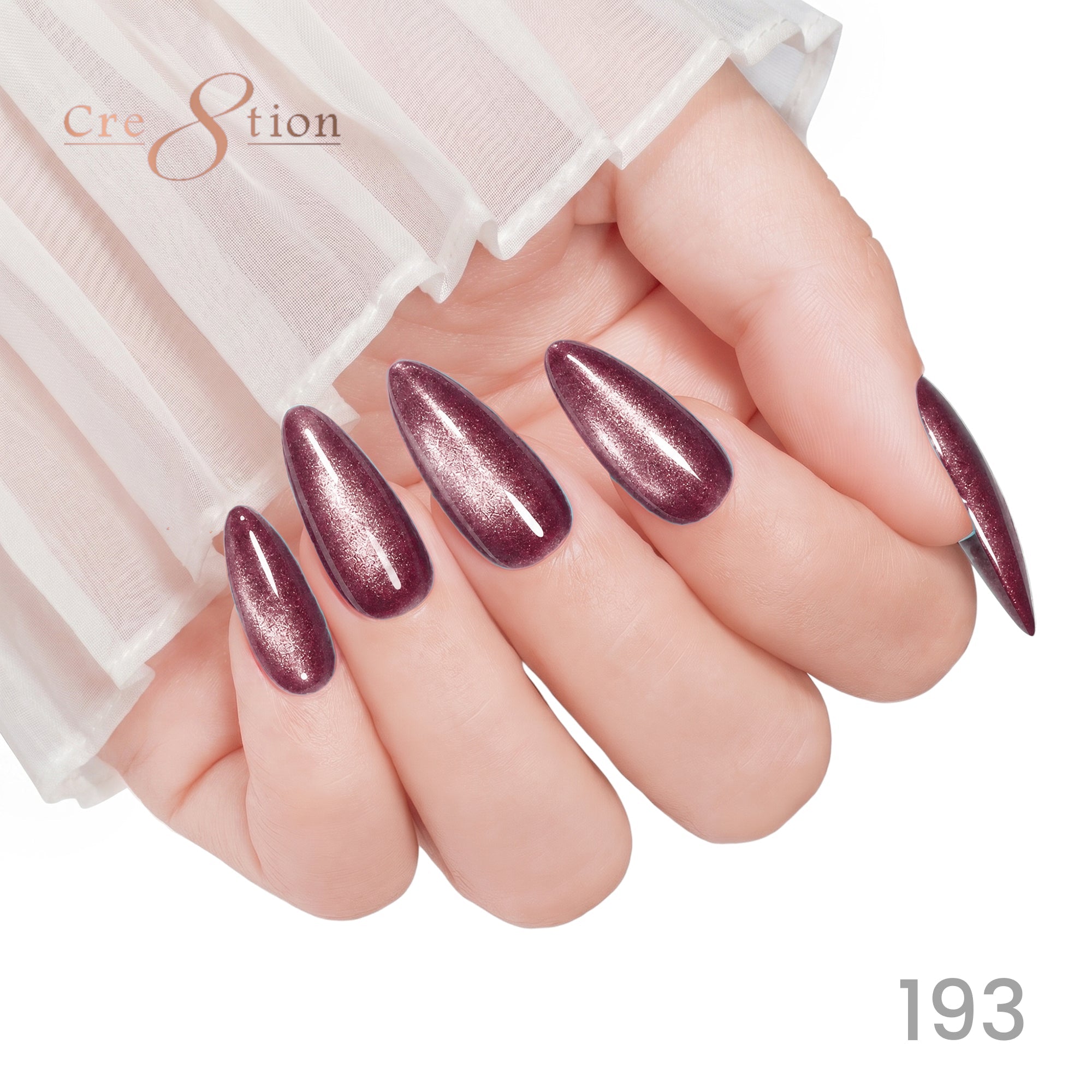 Cre8tion Cat Eye Soak Off Gel 0.5oz 193
