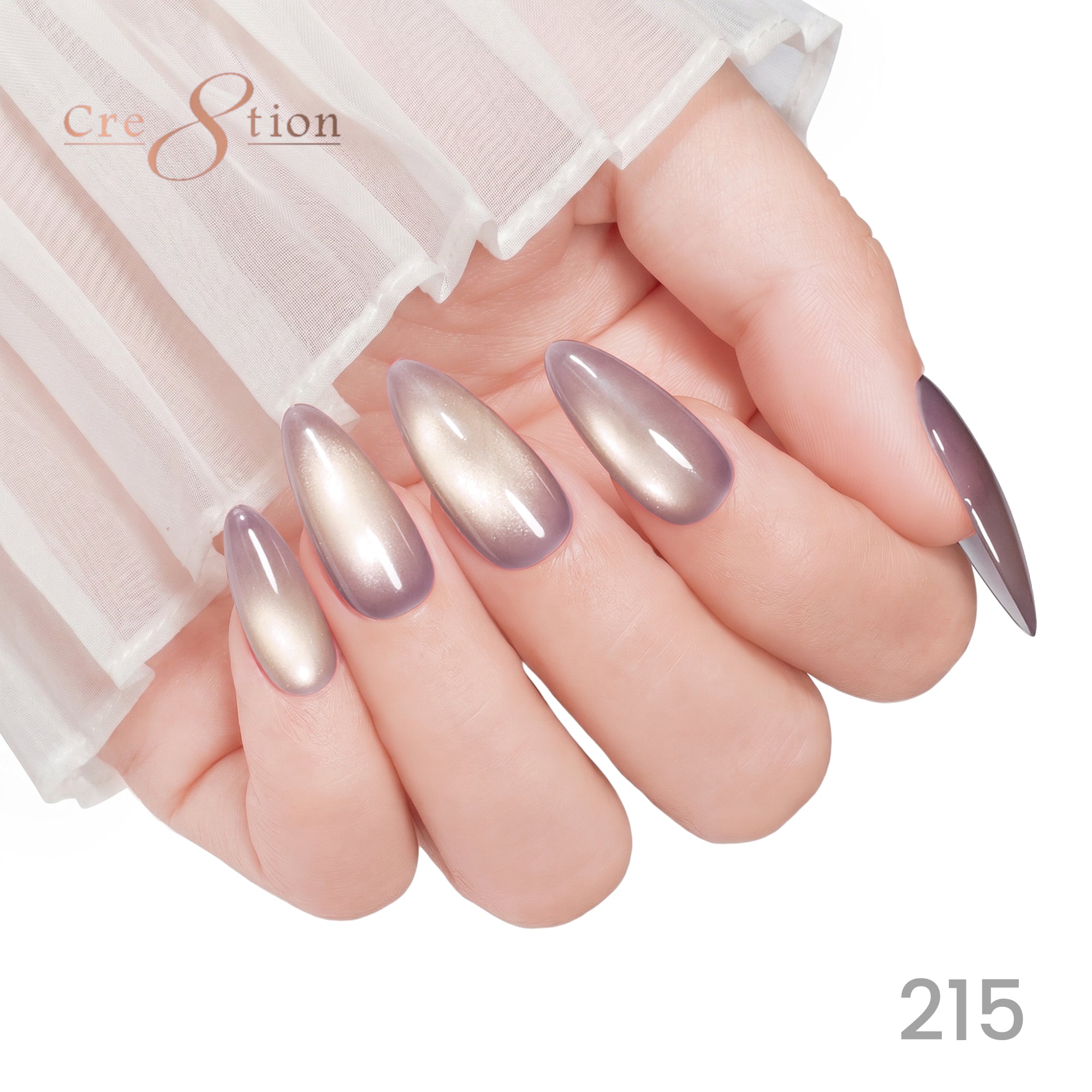 Cre8tion Cat Eye Soak Off Gel 0.5oz 215