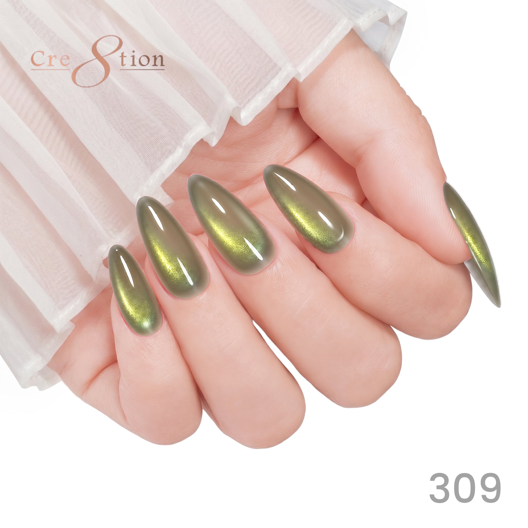Cre8tion Cat Eye Soak Off Gel 0.5oz 309