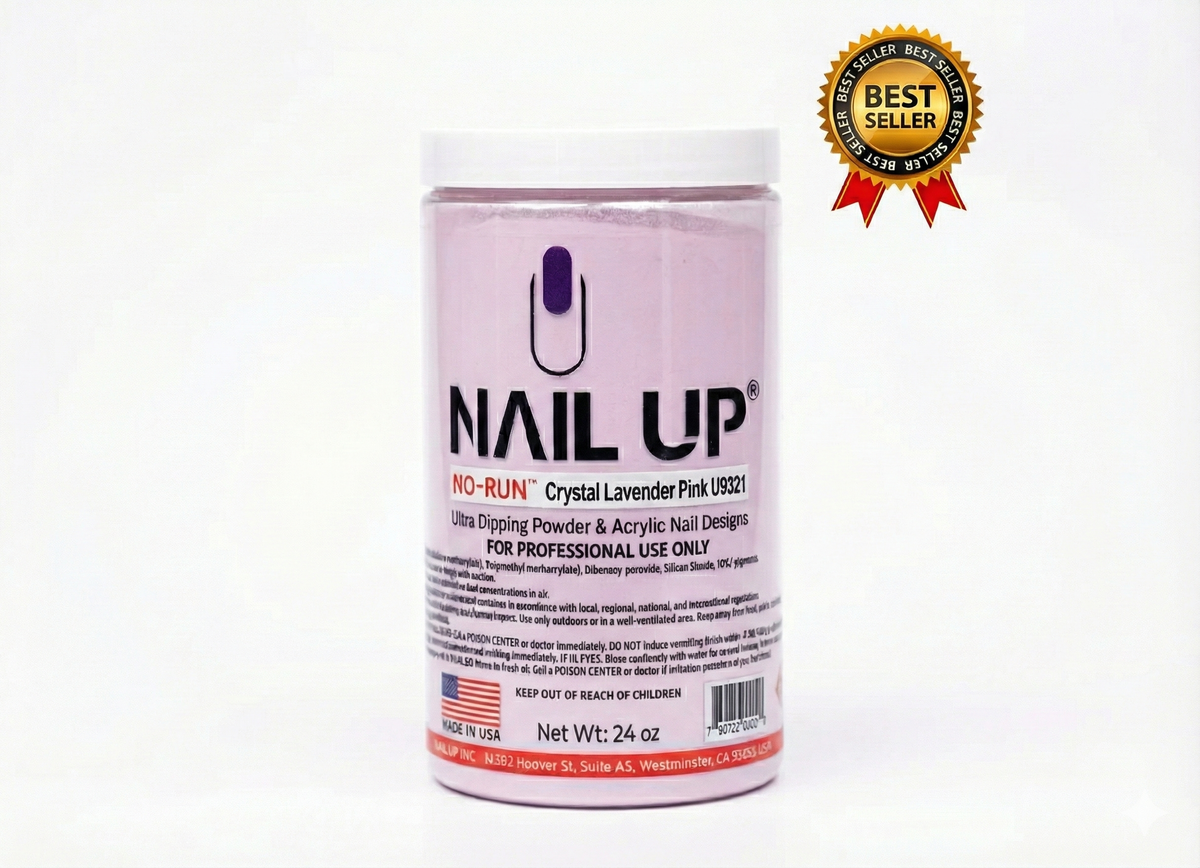 U9321-CRYSTAL LAVENDER PINK. NAIL UP-2IN1 POWDER. NOW $180(REG. $200). 10%OFF. NO-RUN, EMA-MSDS (Copy)