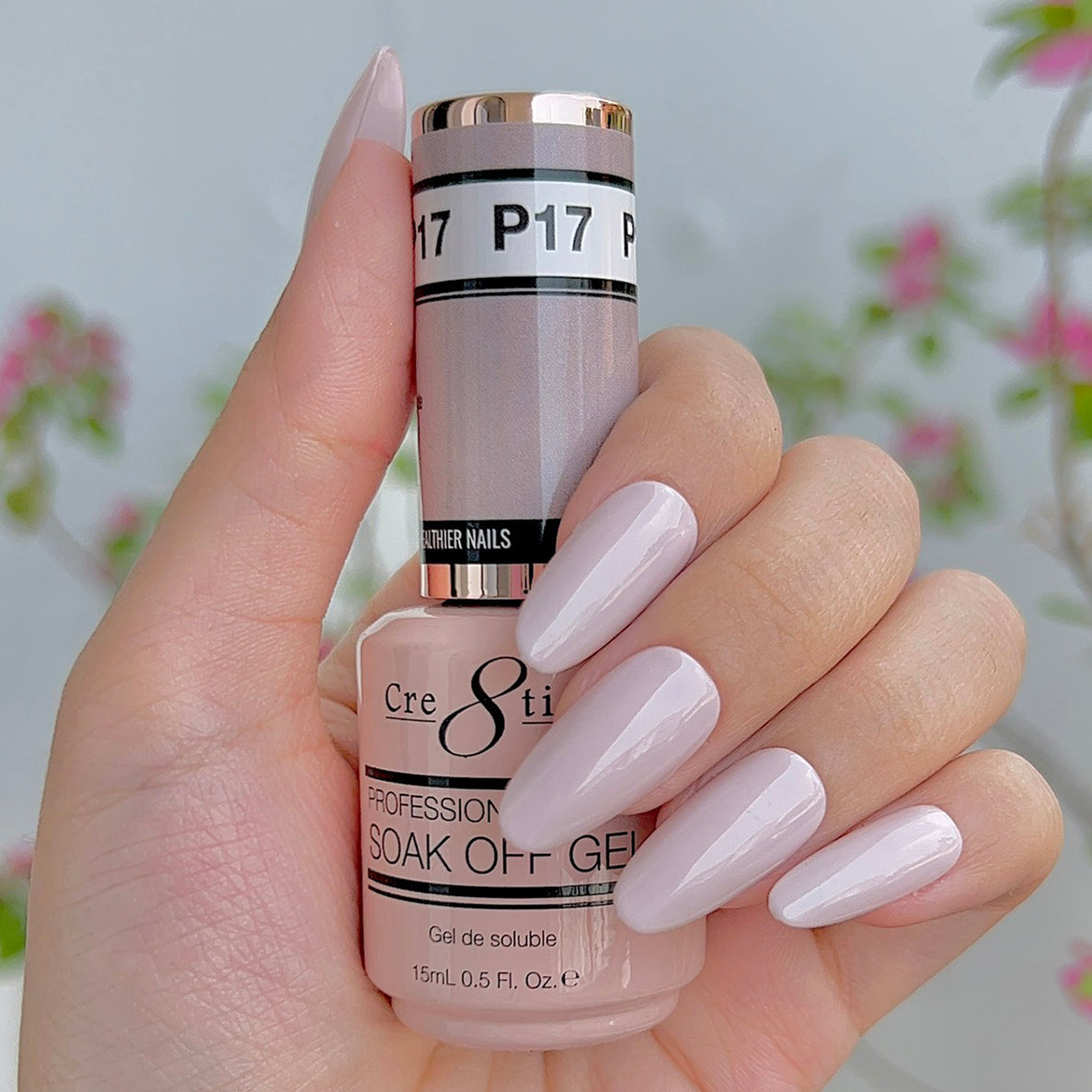 Cre8tion Gel - French Collection 0.5oz - P17  Pink