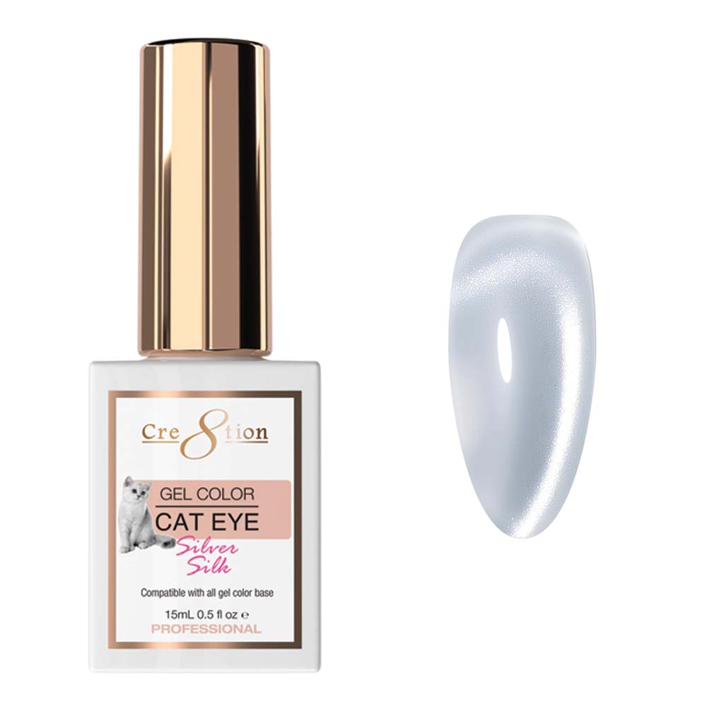 Cre8tion Cat Eye Silver Silky 0.5oz